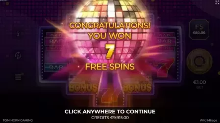 Wild Mirage slot screenshot 3