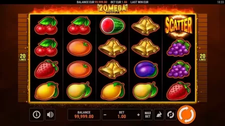 20 Mega Hotfire slot screenshot 1
