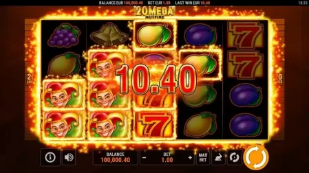 20 Mega Hotfire slot screenshot 4