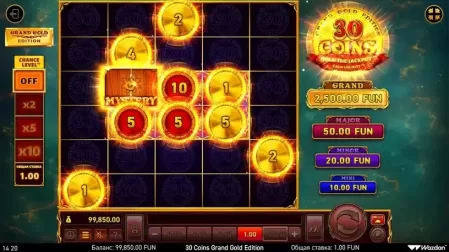 30 Coins Grand Gold Edition slot screenshot 2