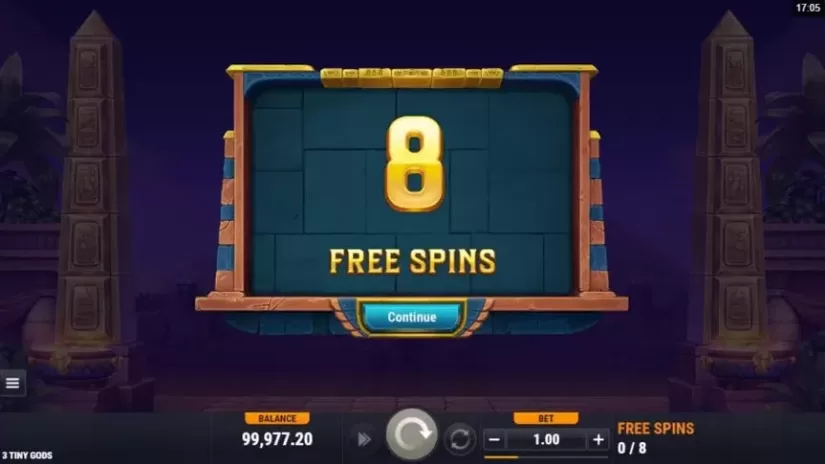 3 Tiny Gods slot screenshot 3