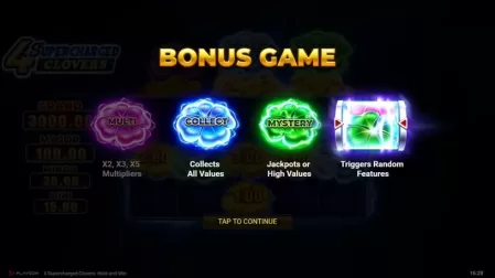 4 Supercharged Clovers: Hold and Win slot screenshot 3