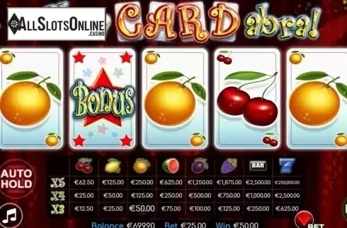 Win Screen . Abracardabra from Betdigital