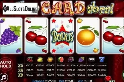 Game Workflow screen . Abracardabra from Betdigital