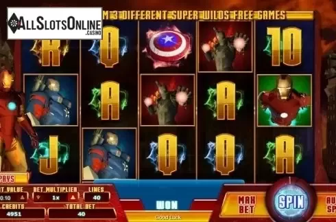 Game Workflow screen . Action Heroes from TOP TREND GAMING