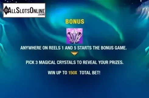 Paytable 3. Arctic Treasure from Playtech