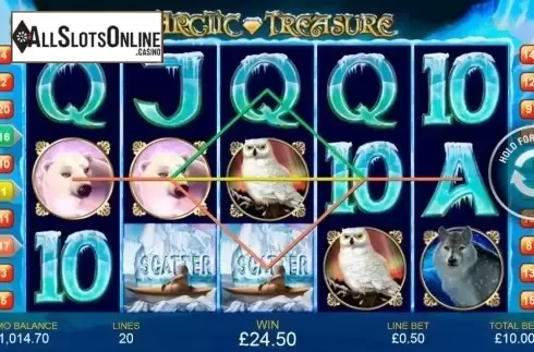 Win Screen 2. Arctic Treasure from Playtech