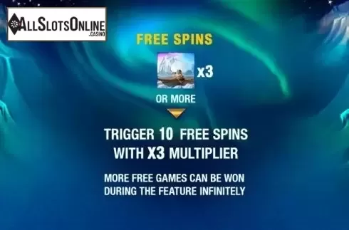 Paytable 4. Arctic Treasure from Playtech