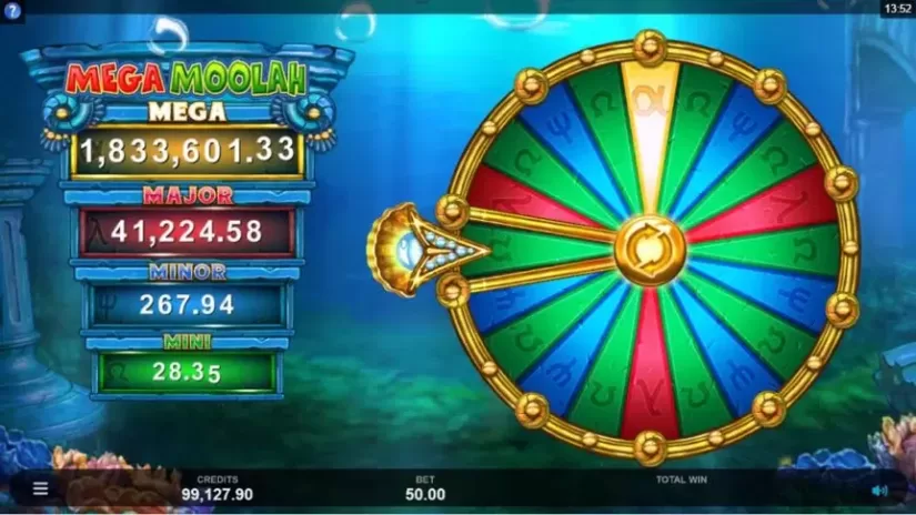 Atlantean Treasures Mega Moolah slot screenshot 5