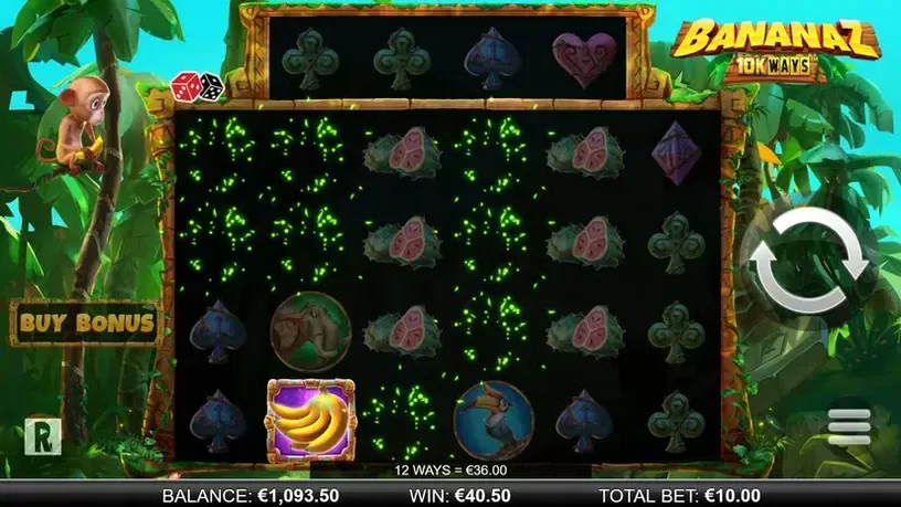 Bananaz 10K Ways slot screenshot 2