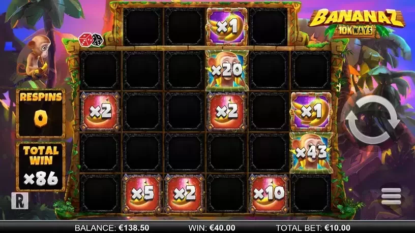 Bananaz 10K Ways slot screenshot 4