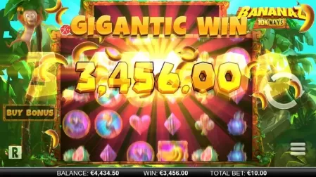 Bananaz 10K Ways slot screenshot 6