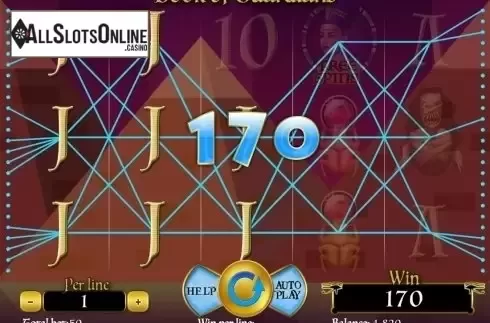 Win screen. Book of Guardians from Spinomenal