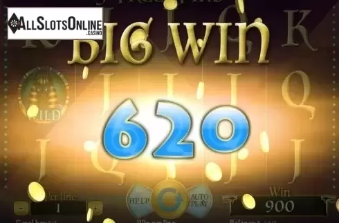 Big win screen. Book of Guardians from Spinomenal