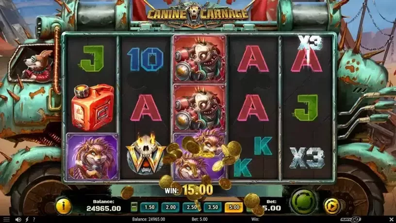 Canine Carnage slot screenshot 3