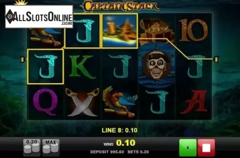 Win screen 1. Captain Stack from Merkur