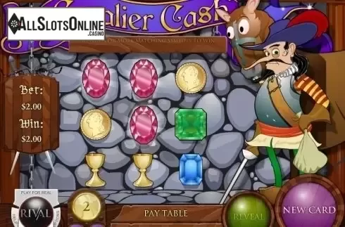 Screen3. Cavalier Cash Scratch and Win from Rival Gaming