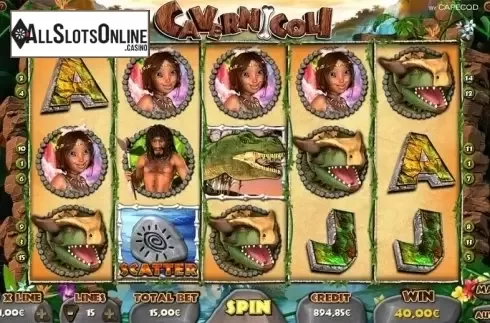 Screen 4. Cavemen from Capecod Gaming