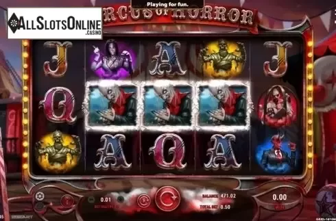 Reel Screen. Circus of Horror from GameArt