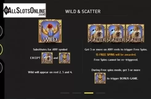 Paytable 3. Cleopatra (GamePlay) from GamePlay