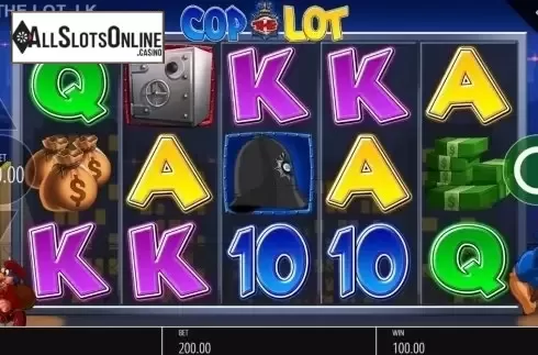 Win Screen 1. Cop the Lot Jackpot King from Blueprint