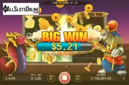 Big Win screen
