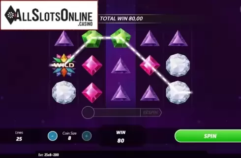 Win Screen 2. Diamond Stack from Roxor Gaming