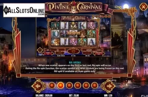 Features 2. Divine Carnival from Fugaso
