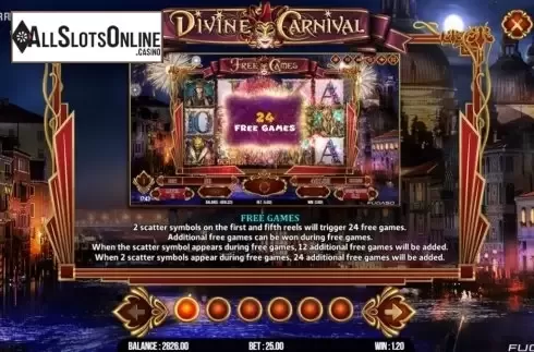 Features 1. Divine Carnival from Fugaso