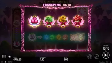Divine Lotus slot screenshot 5