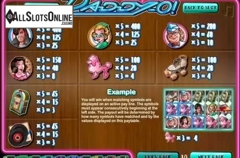Screen2. Doo Wop Daddy-O from Rival Gaming