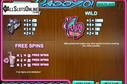 Screen3. Doo Wop Daddy-O from Rival Gaming