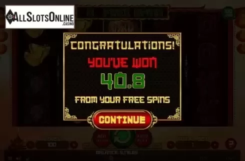 Total Win. Dragon's Charms from Spinomenal