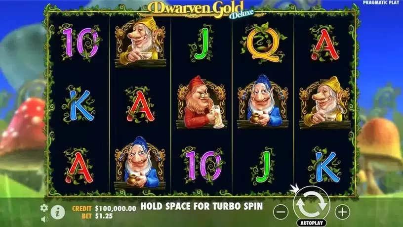 Dwarven Gold Deluxe slot screenshot 1