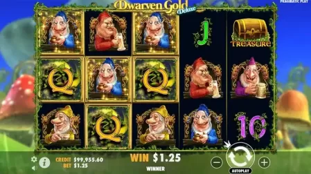 Dwarven Gold Deluxe slot screenshot 4