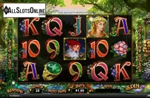 Reel Screen. Enchanted Garden 2 from RTG