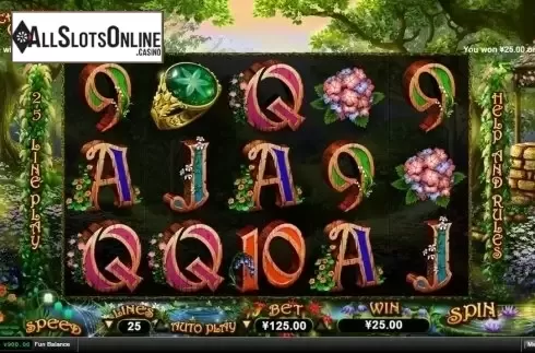 Win Screen. Enchanted Garden 2 from RTG