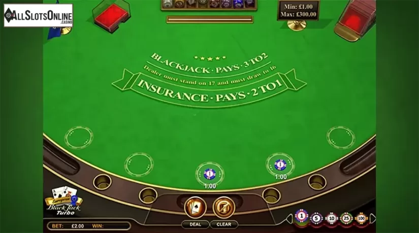 Game workflow. European Blackjack Turbo (GVG) from GVG
