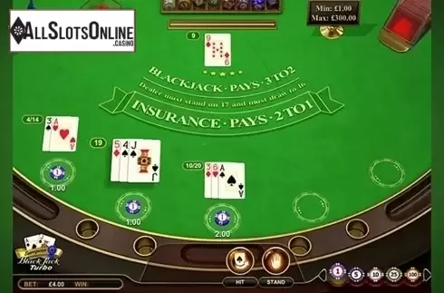 Game workflow 2. European Blackjack Turbo (GVG) from GVG