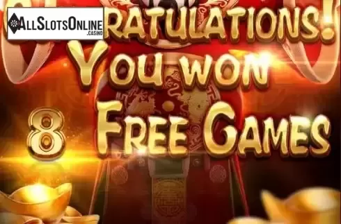 Free Spins Win Screen