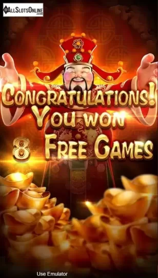 Free Spins Win Screen