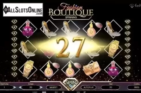 Win screen 2. Fashion Boutique from BetConstruct