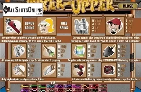 Screen2. Fixer Upper from Rival Gaming