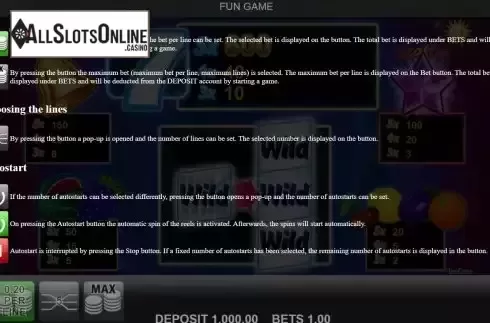 Game Rules screen 2