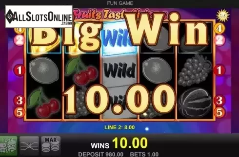 Big Win screen