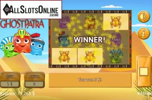 Win Screen. Ghostpatra from Vermantia