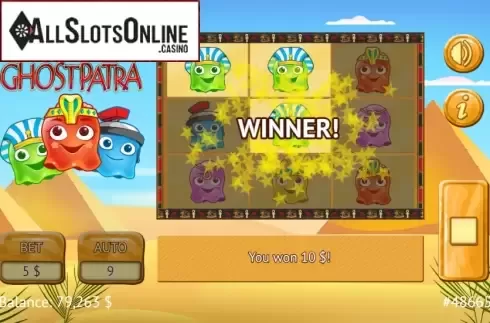 Win Screen. Ghostpatra from Vermantia