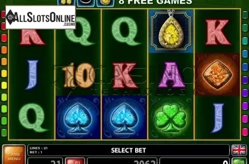 Screen2. Girls & Diamonds from Casino Technology