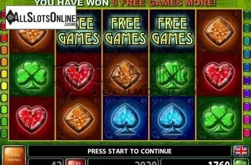 Screen5. Girls & Diamonds from Casino Technology