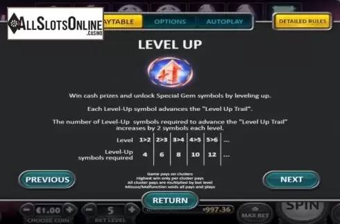 Level Up. Glorious Gems from Nucleus Gaming